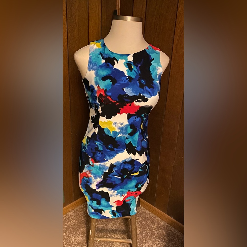 Mario Serrani Colorful Dress 8